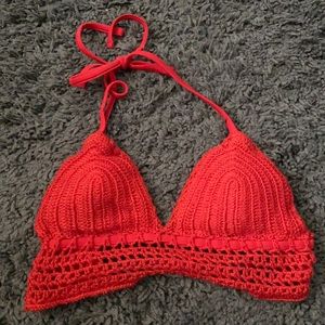 Target crochet bikini top